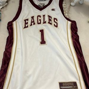 VINTAGE Boston College Eagles Basketball shirt. Sz Mens L